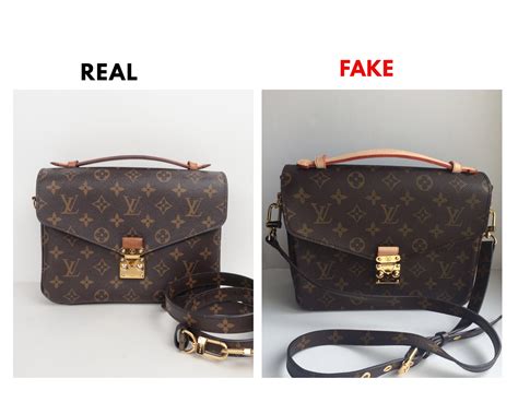 how to spot a fake louis vuitton pochette metis|real pochette metis.